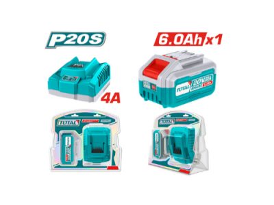 �������� ������������ ������� � ������� TOTAL INDUSTRIAL, 20 V, 6.0 Ah