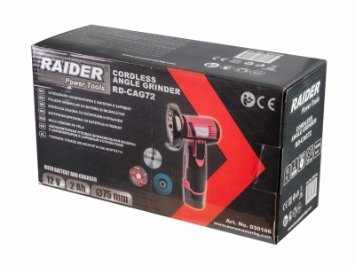 ��������� ����. 12V 2Ah 75x10mm RAIDER RD-CAG72