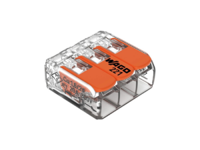   WAGO Compact,      0,2  4 mm² - 3- - Wago Compact 221-413