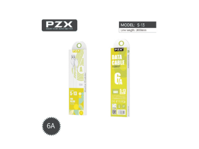  PZX Micro USB  USB S-13 6A 1m