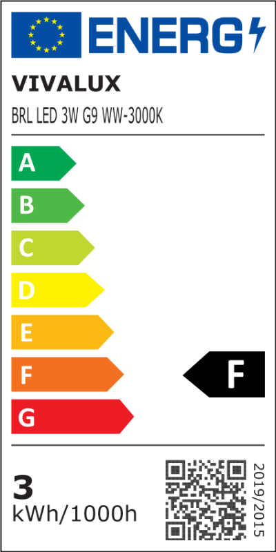 LED  BRILA LED ∙ 3W ∙ 330LM ∙ G9 ∙ 4000K