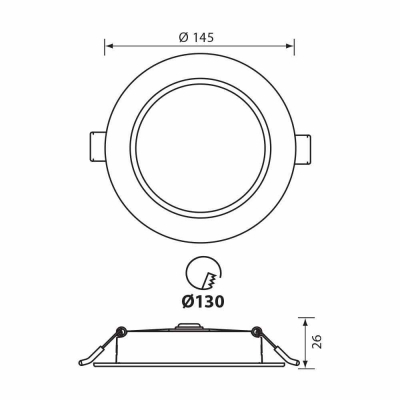 LED  VERA LED  12W 