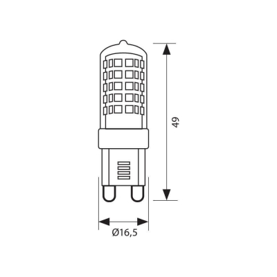 LED  BRILA LED ∙ 3W ∙ 330LM ∙ G9 ∙ 4000K