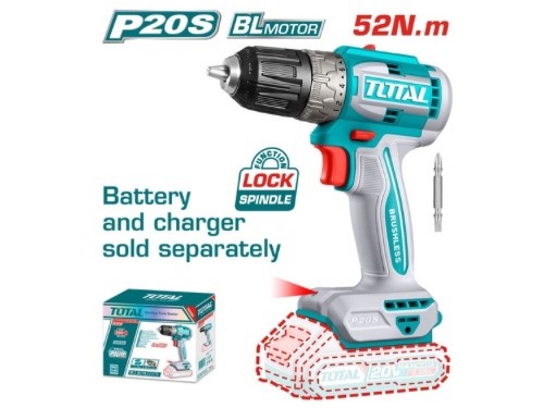 ������������ ��������� ��������� TOTAL INDUSTRIAL, 20 V, 52 Nm, ��� �������