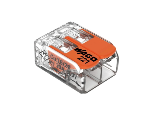   Compact,      0,2  4 mm&#178; - 2- - Wago Compact 221-412