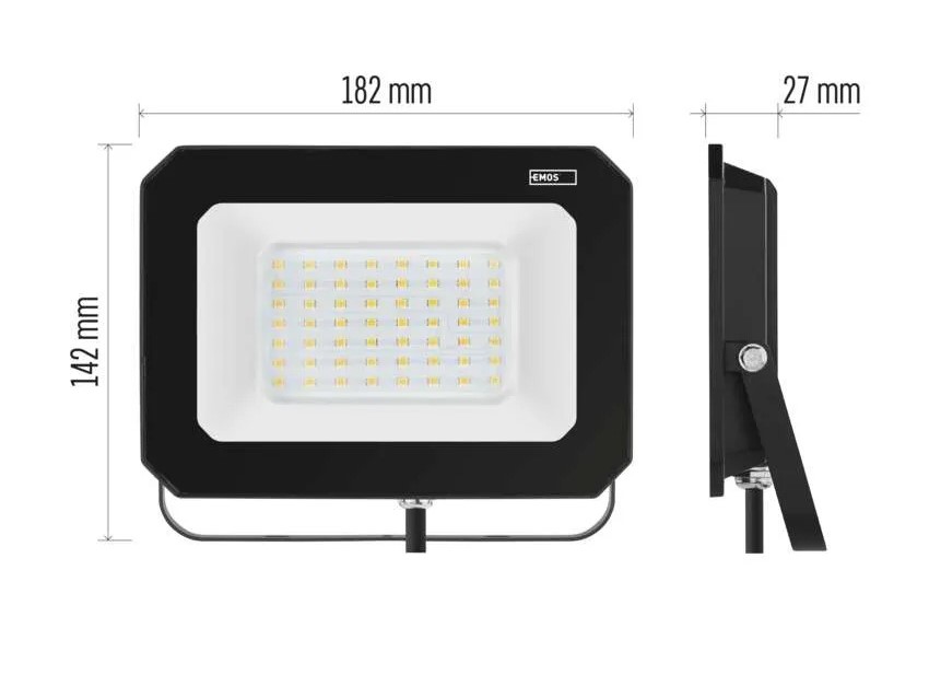 Ïðîæåêòîð LED 50W 4000K 5000lm 120 x 120 25000h IP65 ÷åðåí SIMPO EMOS